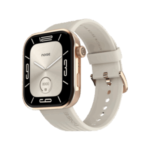 Noise ColorFit Pro 5 beige/cream silicone strap