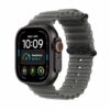 Apple Watch Ultra 4 GPS + Cellular 49mm Black Titanium Case with Translucent Black Ocean Band (MJAY4HN/A)