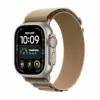 Apple Watch Ultra 4 GPS + Cellular 49mm Natural Titanium Case with Desert Alpine Loop – M (MJAF4HN/A)
