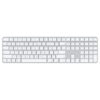 Apple Magic Keyboard with Touch ID and Numeric Keypad for Mac models with Apple silicon (USB-C) – US English – White Keys (MJM64HN/A)