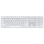 Apple Magic Keyboard with Touch ID and Numeric Keypad for Mac models with Apple silicon (USB-C) – US English – White Keys (MJM64HN/A)