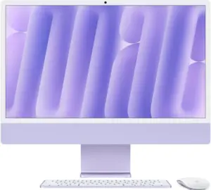 Apple iMac 24-inch M4 (10-core CPU, 10-core GPU, 32GB, 1TB SSD) (Nano-texture) – Purple