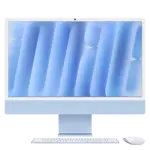 Apple iMac 24-inch Blue front view