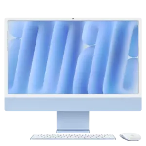 Apple iMac 24-inch Blue front view