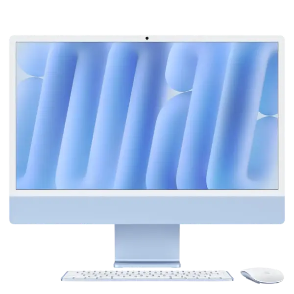 Apple iMac 24-inch Blue front view