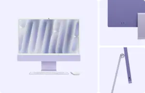 Apple iMac 24-inch M4 (10-core CPU, 10-core GPU, 32GB, 2TB SSD) (Nano-texture) – Purple