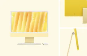 Apple iMac 24-inch M4 (10-core CPU, 10-core GPU, 32GB, 2TB SSD) (Nano-texture) – Yellow