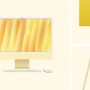 Apple iMac 24-inch M4 (10-core CPU, 10-core GPU, 32GB, 2TB SSD) (Nano-texture) – Yellow