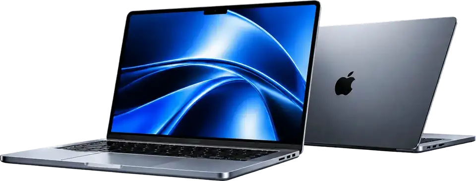 The all-new MacBook Pro supercharged by M6 chip