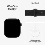 Apple Watch Series 12 Black with Black Sport Band image 3