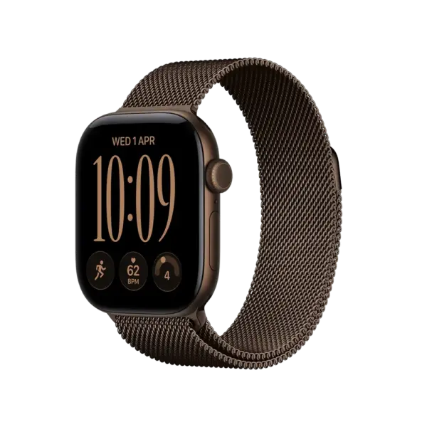 Apple Watch Series 12 Dark Bronze with Dark Bronze Milanese Loop image 1