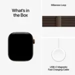 Apple Watch Series 12 Dark Bronze with Dark Bronze Milanese Loop image 2