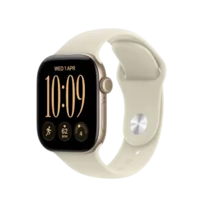 Apple Watch Series 12 Light Gold with Sand Sport Band image 1