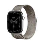 Apple Watch Series 12 Natural Titanium with Natural Milanese Loop image 1