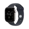 Apple Watch Series 12 Natural Titanium with Navy Blue Sport Band image 1