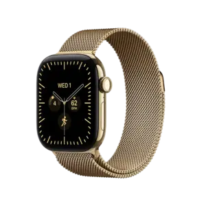 Apple Watch Series 12 Radiant Gold Titanium with Radiant Gold Milanese Loop image 1