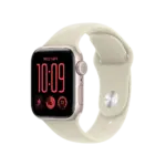 Apple Watch SE 3 Starlight with Sand Sport Band image 1
