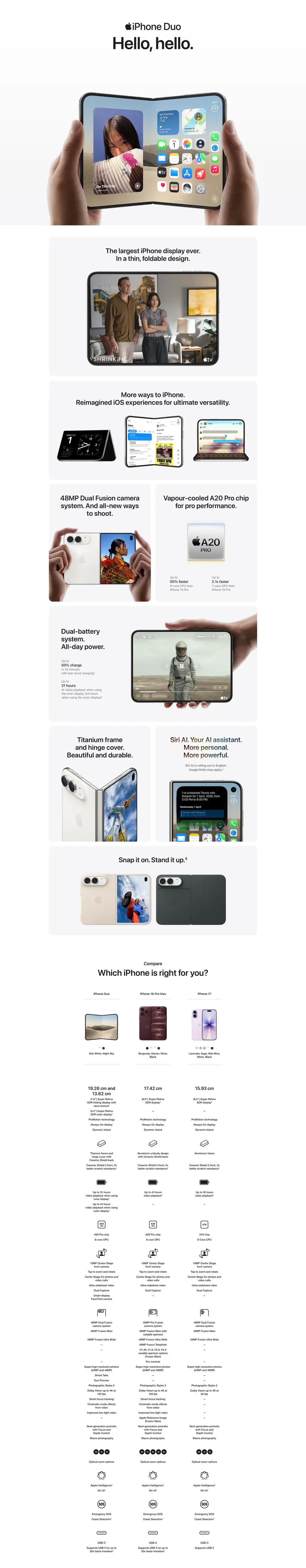 Apple iPhone Duo 512GB – Star White (MK2F4HN/A) showcase