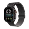 Apple Watch Ultra 4 Black Titanium with Black Titanium Milanese Loop image 1