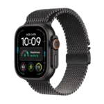 Apple Watch Ultra 4 Black Titanium with Black Titanium Milanese Loop image 1