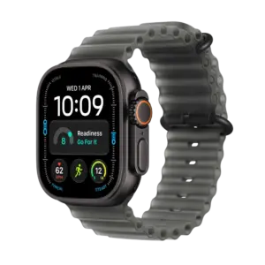 Apple Watch Ultra 4 Black Titanium with Translucent Black Ocean Band image 1