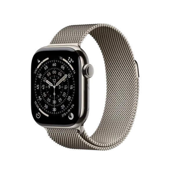 Apple Watch Ultra 4 Natural Titanium with Natural Titanium Milanese Loop image 1