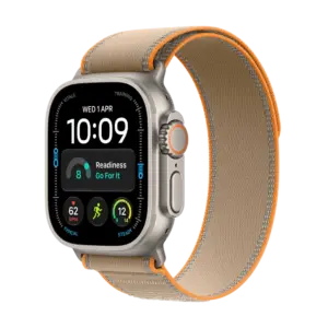 Apple Watch Ultra 4 Natural Titanium with Sand Trail Loop image 1